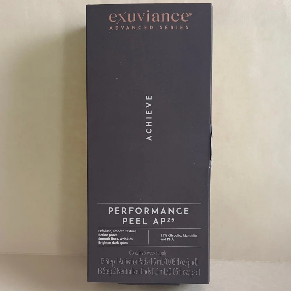 Exuviance Performance Peel AP25 13 Step 1&2 Pads At-Home Facial Peel NIB $86
